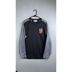 San Francisco Giants Shirt Mens Medium Black Gray MLB Baseball Therma Base Top